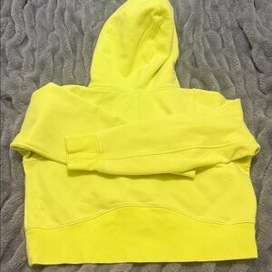 lululemon athletica Neon Yellow Hoodie Pullover